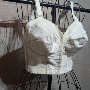 VINTAGE Elegant White Bustier Bra